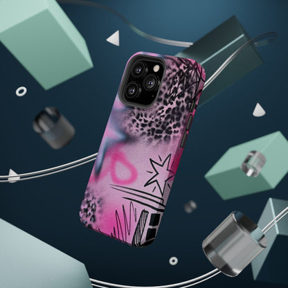 MagSafe "onyx cheetah" Airbrush iPhone Hülle