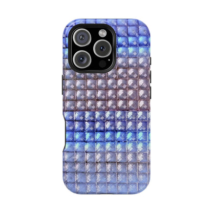 MagSafe "blue studs" airbrush iPhone case