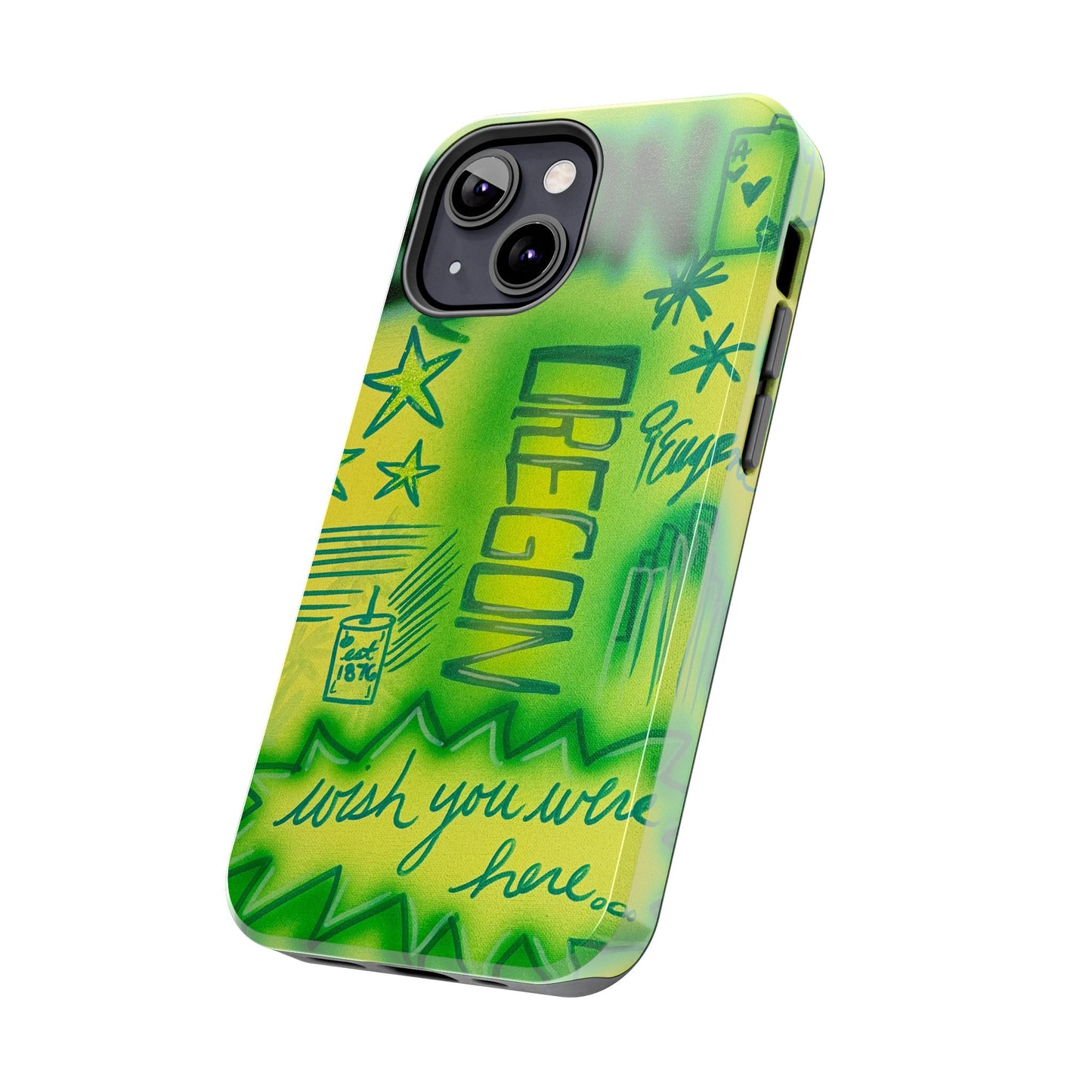 "oregon" airbrush iPhone case