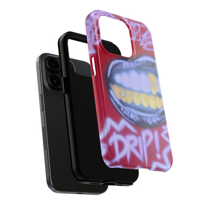 "tooth drip" airbrush iPhone case