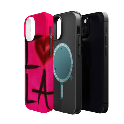 MagSafe „I ❤️ LA“ Airbrush iPhone-Hülle