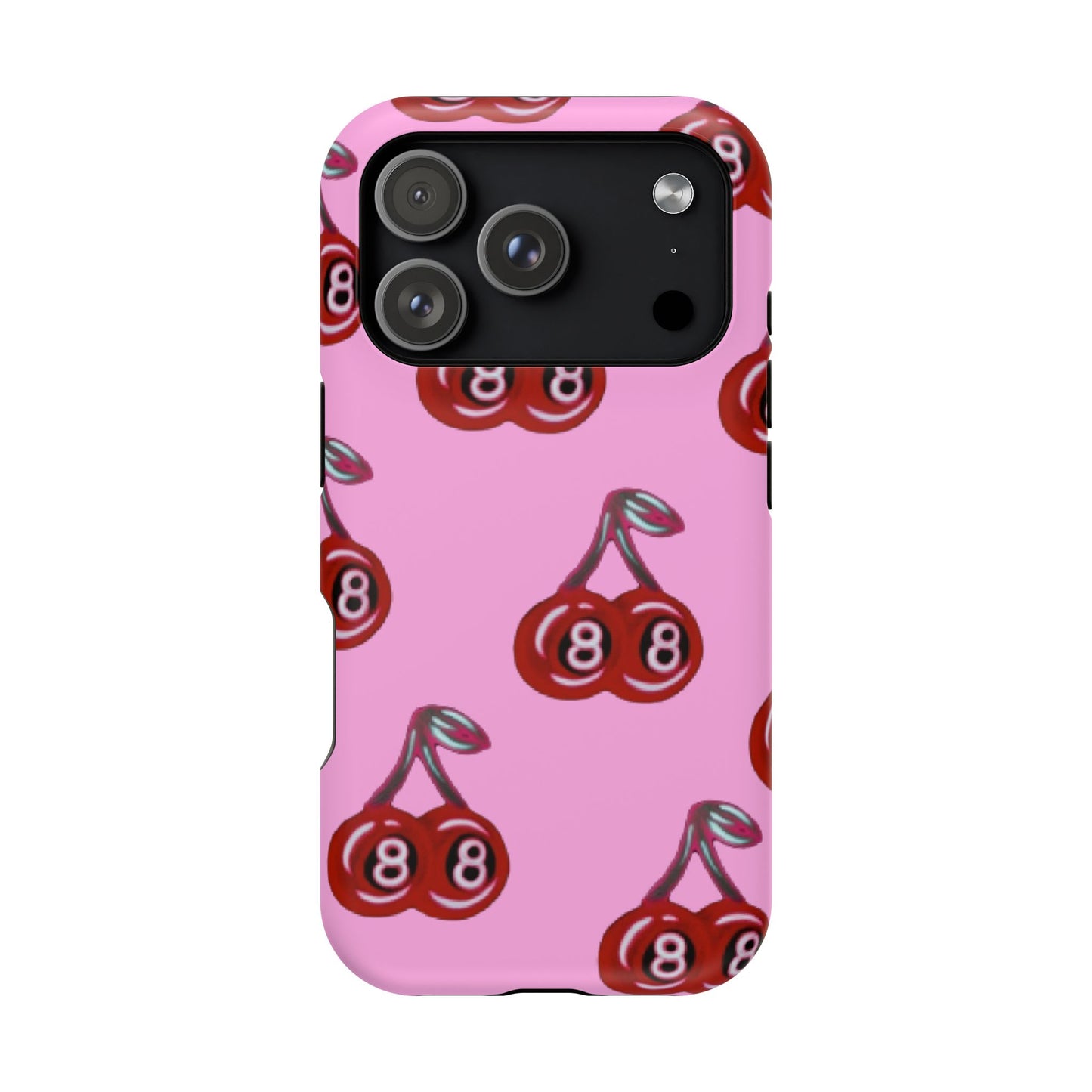 MagSafe "cami cherry pink" Airbrush iPhone Hülle