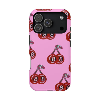 MagSafe "cami cherry pink" Airbrush iPhone Hülle