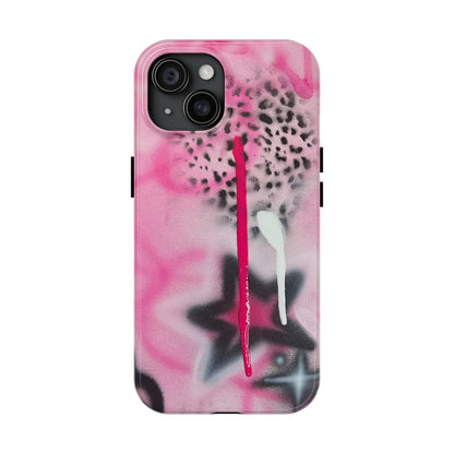 "pink cheetah" airbrush iPhone case