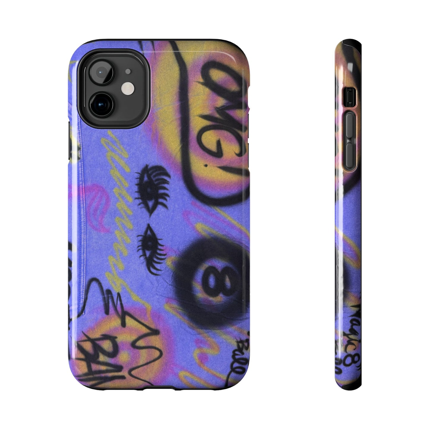 "eye$ on lies" airbrush iPhone case