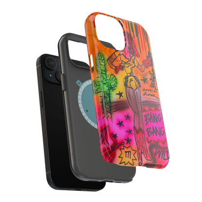 MagSafe "wild, wild west" airbrush iPhone case