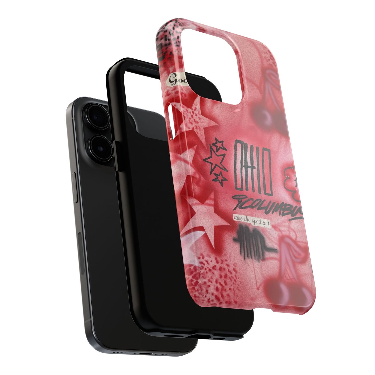 "columbus, ohio" airbrush iPhone case