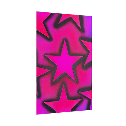 "UR A STAR! pt. 2" airbrush rolled print