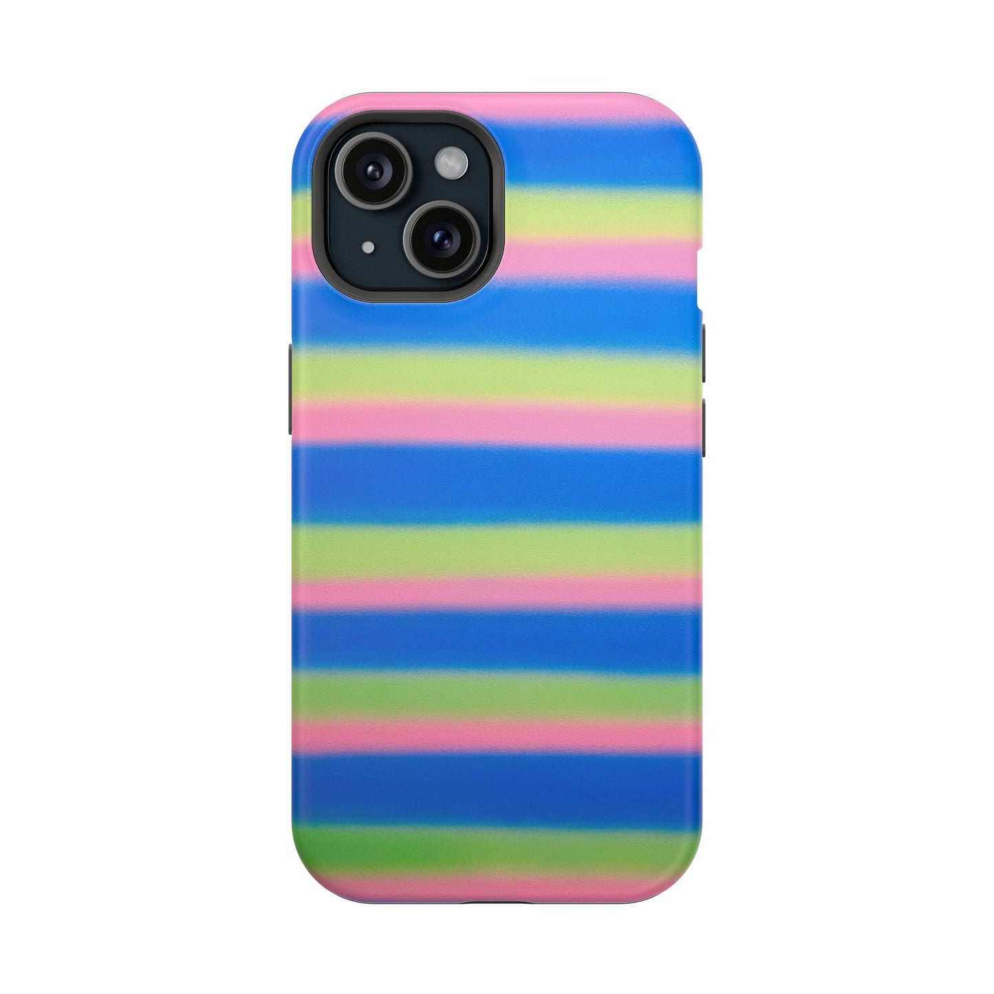 MagSafe "sherbet stripes" airbrush iPhone case