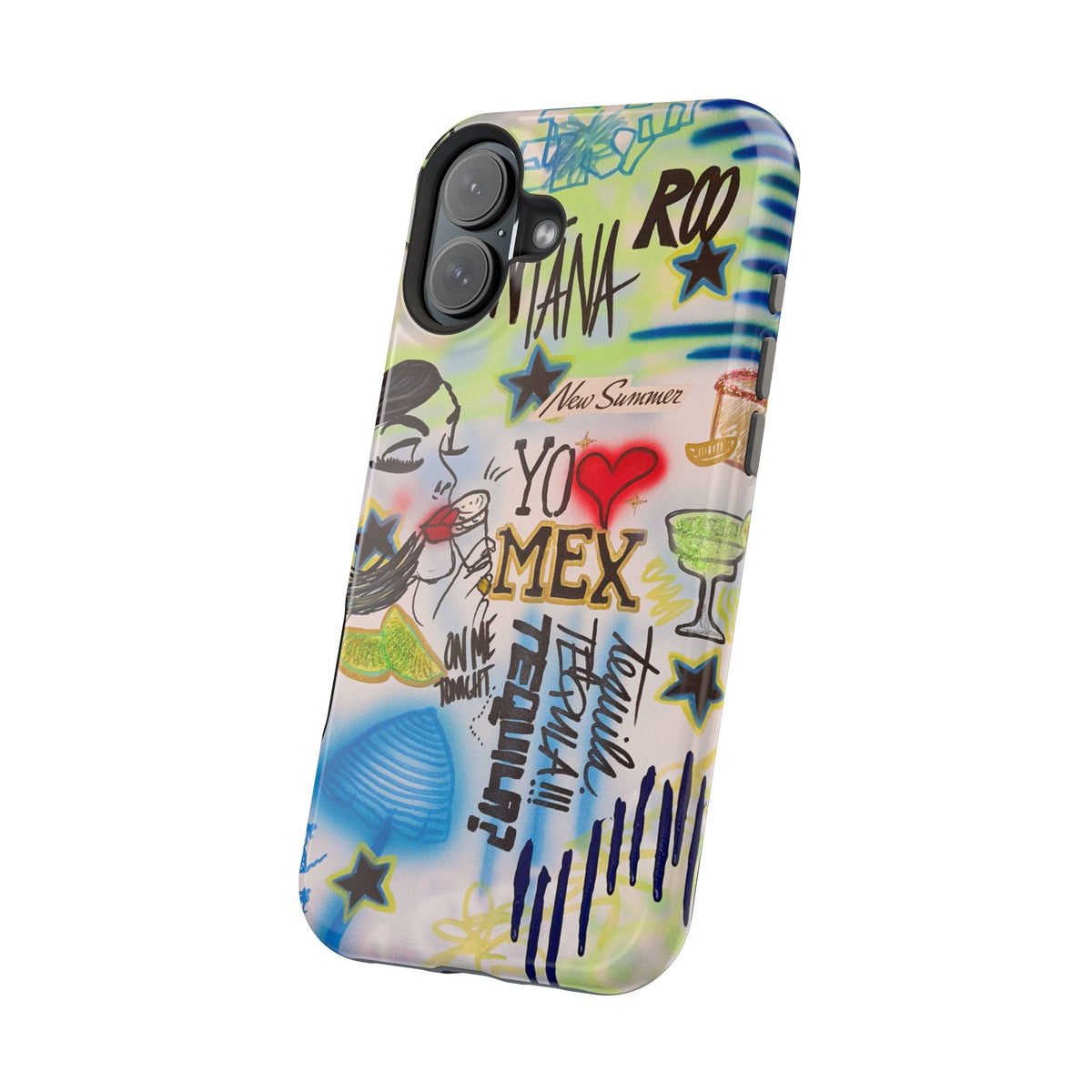 MagSafe "salted lime" airbrush iPhone case