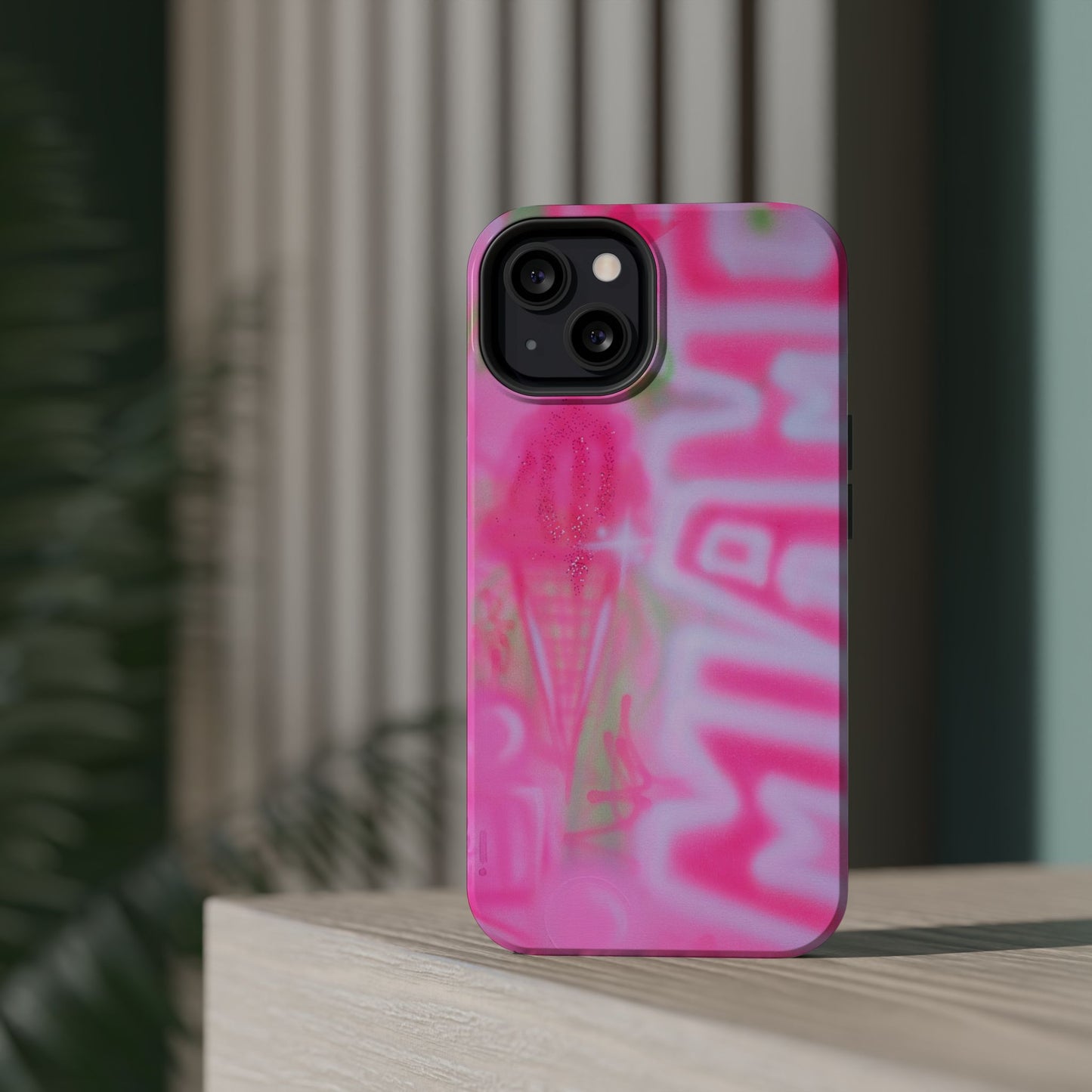 MagSafe "sunset sorbet" airbrush iPhone case