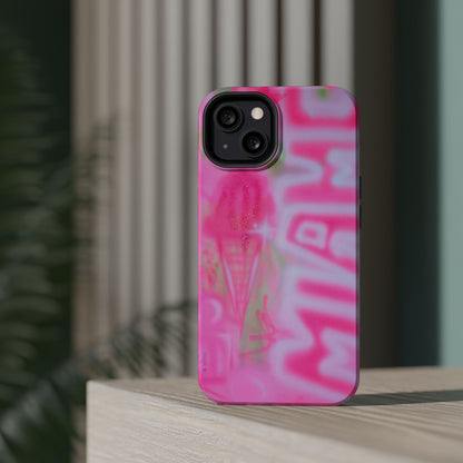 MagSafe "sunset sorbet" airbrush iPhone case