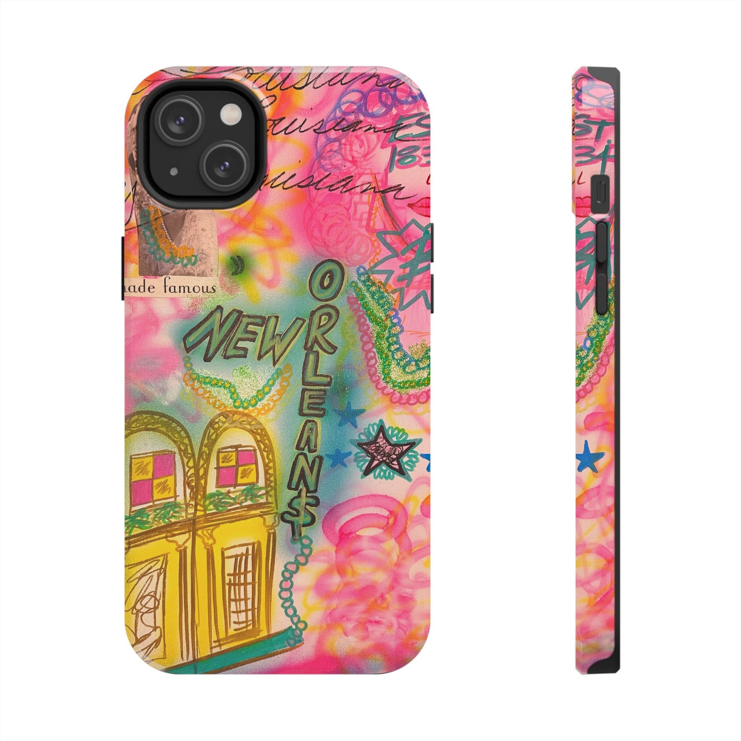 "new orleans, la" airbrush iPhone case
