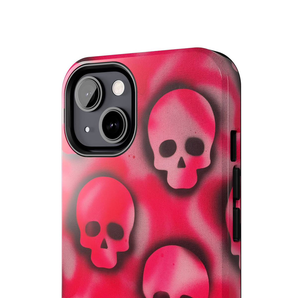 "pink skully" airbrush iPhone case