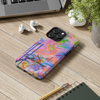 "neon haze" airbrush iPhone case