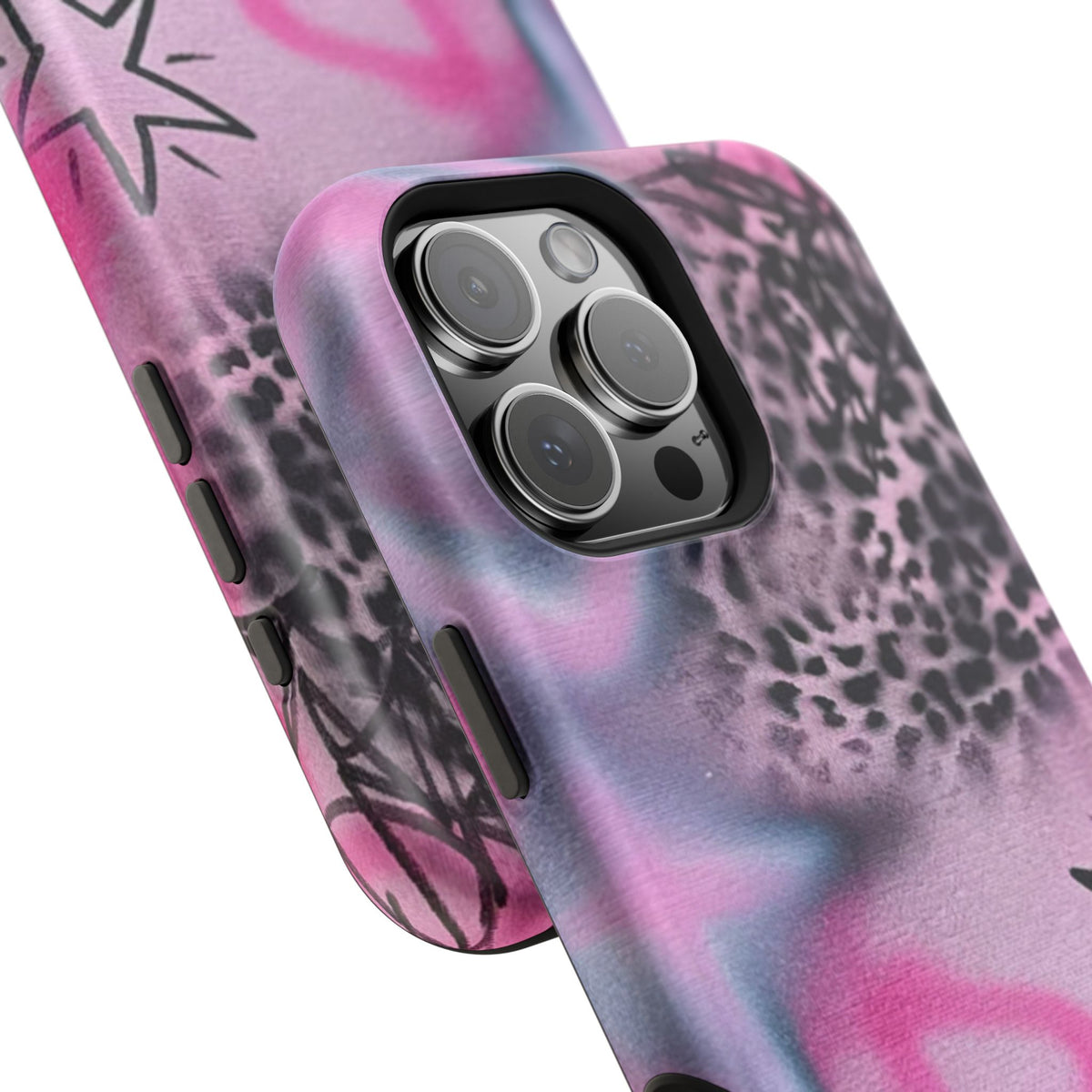 MagSafe "onyx cheetah" Airbrush iPhone Hülle