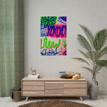 "city secrets" airbrush rolled print