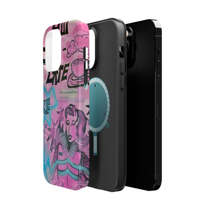 MagSafe "avant le ski" airbrush iPhone case