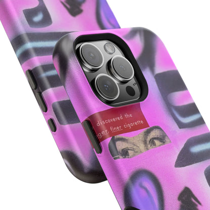 MagSafe "purple princess" airbrush iPhone case