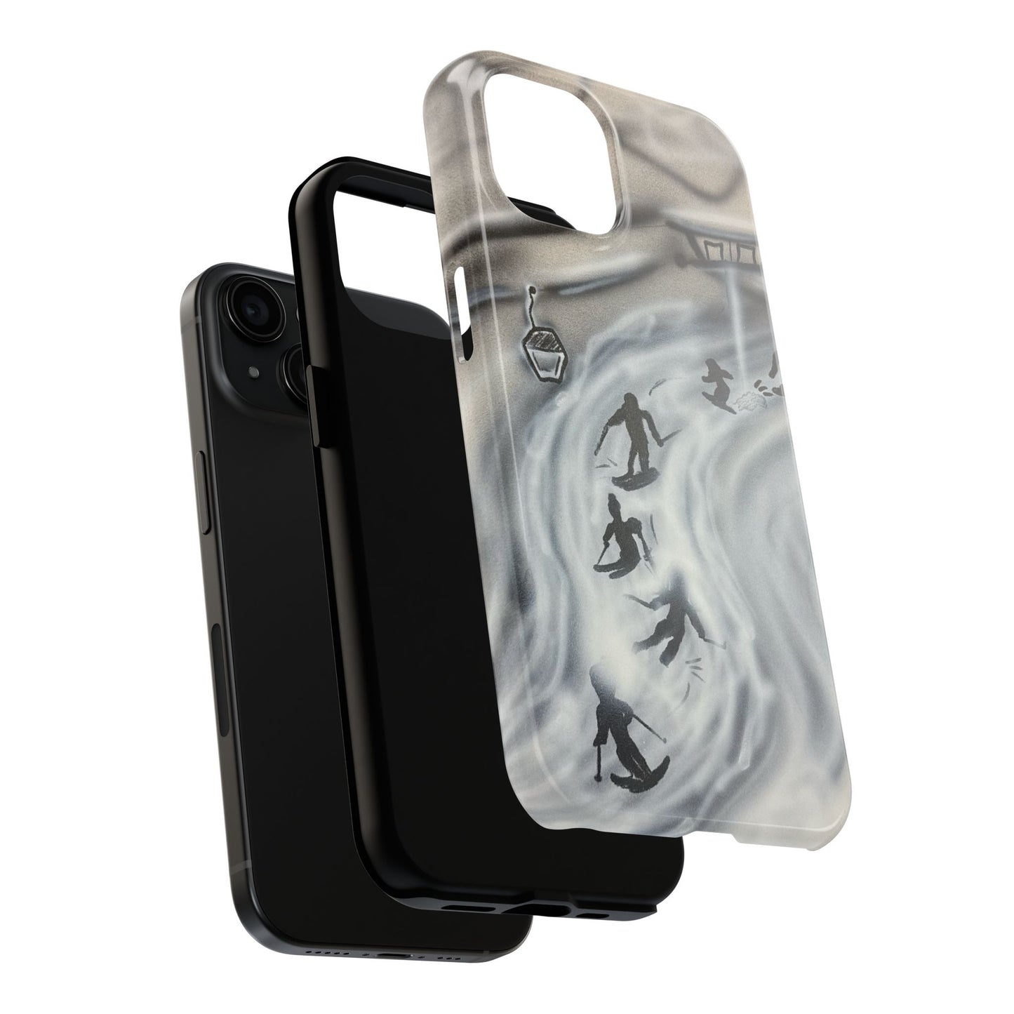 "arctic avalanche" airbrush iPhone case
