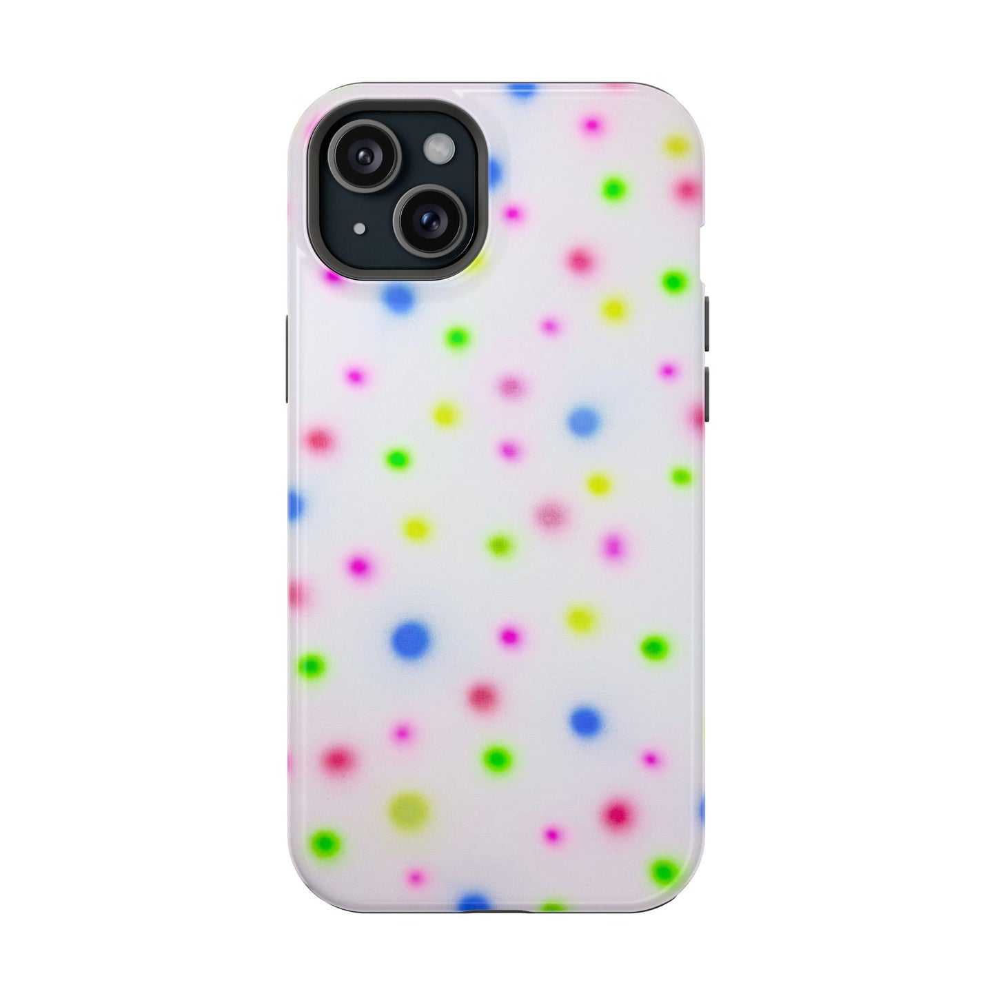 MagSafe "birthday cake polka dot" airbrush iPhone case