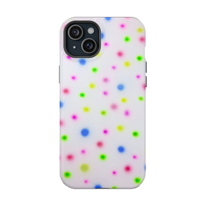 MagSafe "birthday cake polka dot" airbrush iPhone case