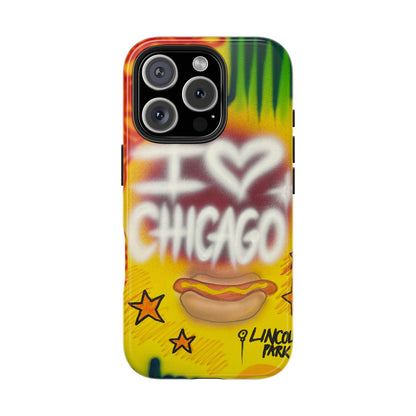 "chicago" airbrush iPhone case