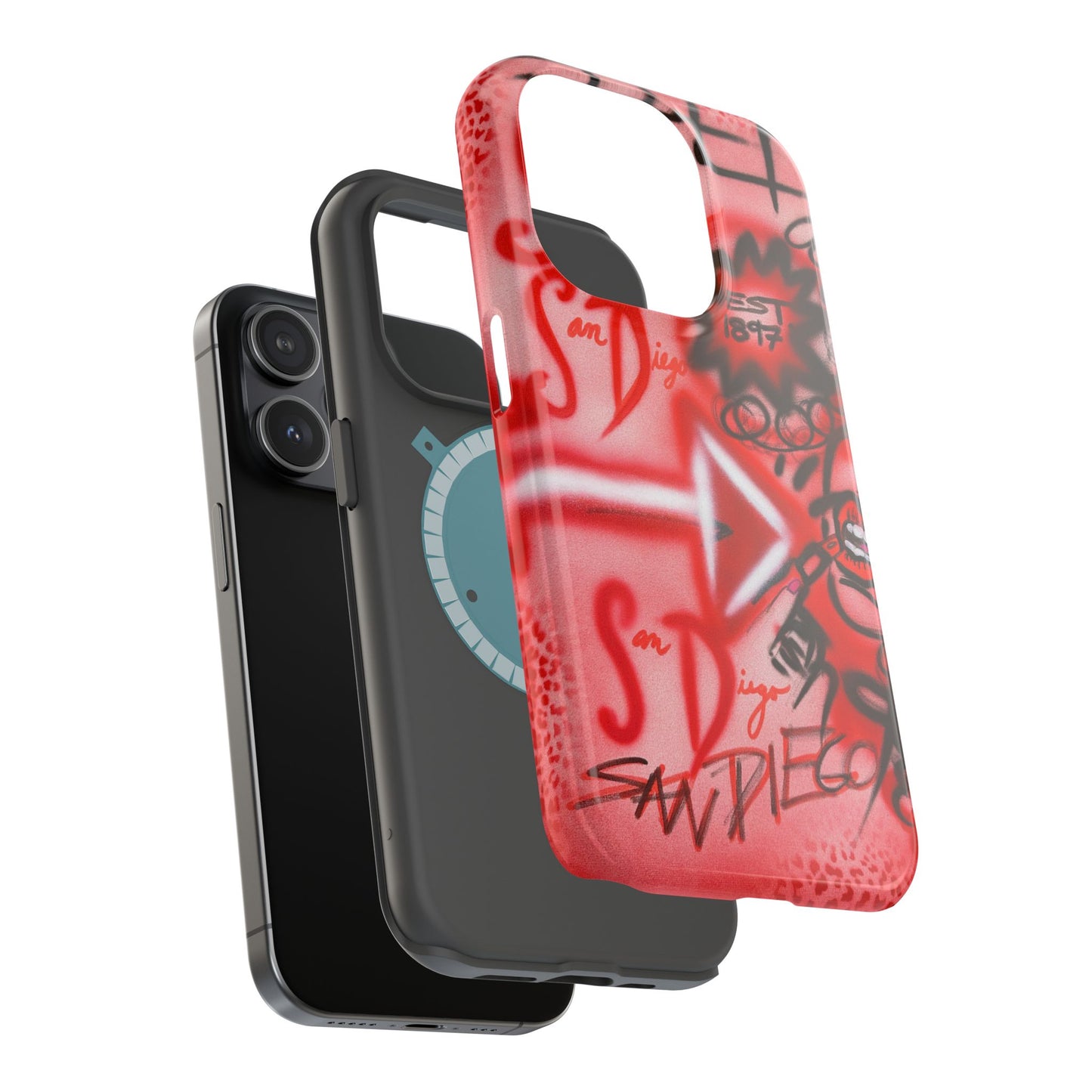 MagSafe "San Diego" Airbrush iPhone-Hülle