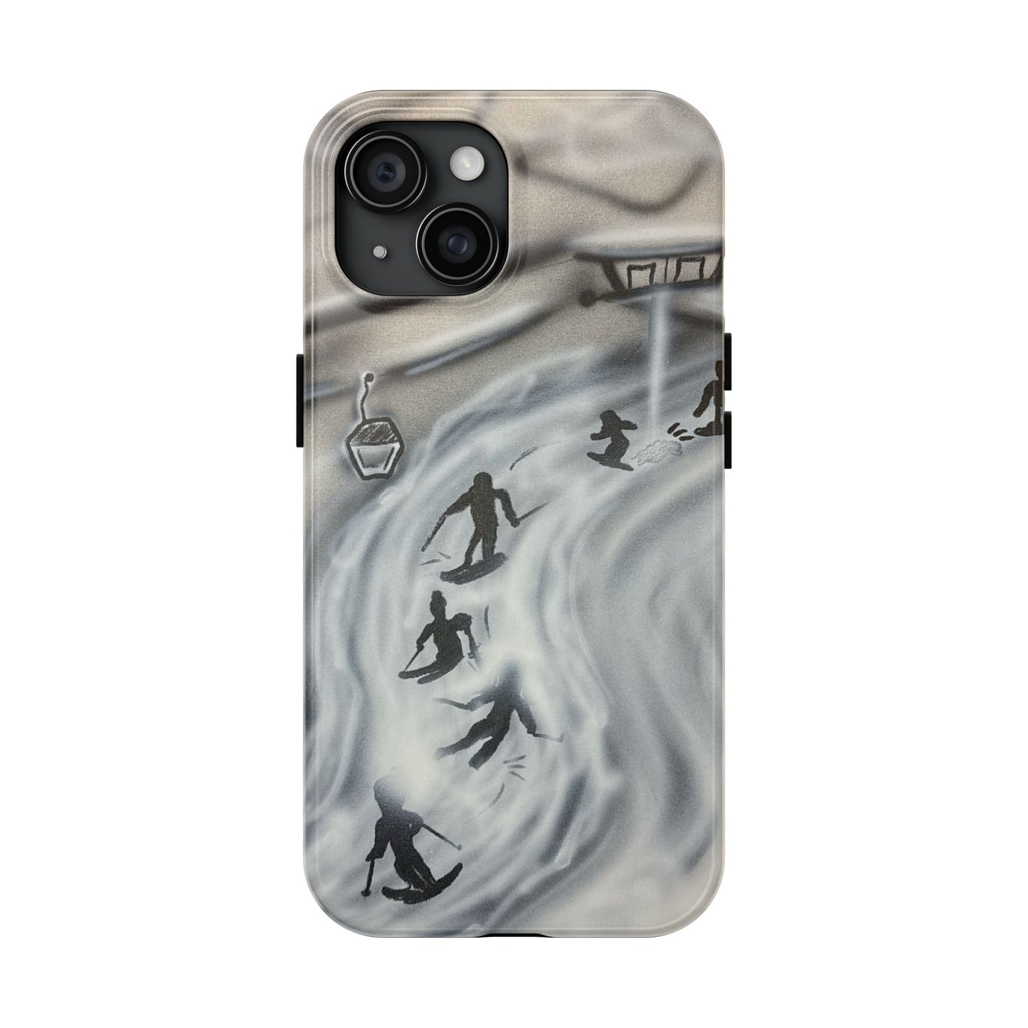 "arctic avalanche" airbrush iPhone case
