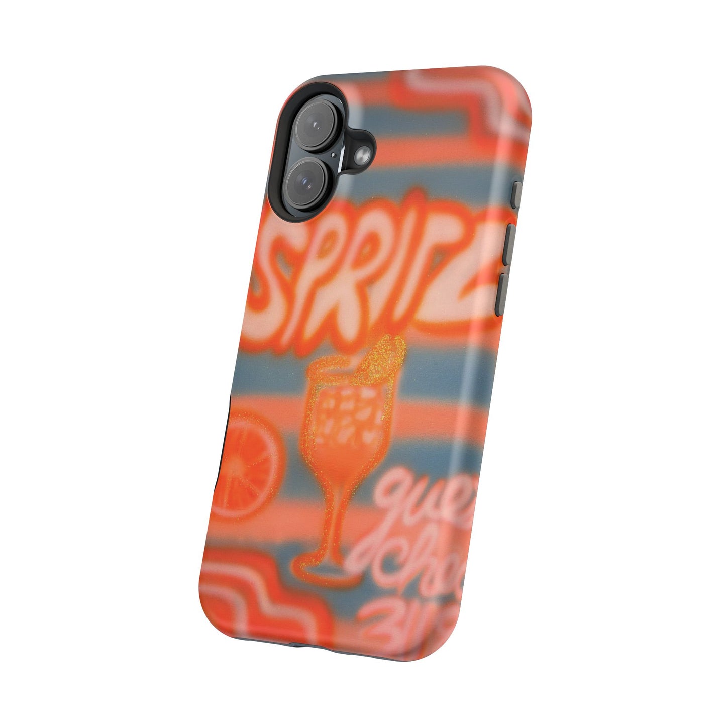 MagSafe "aperol spritz pt. 2" airbrush iPhone case