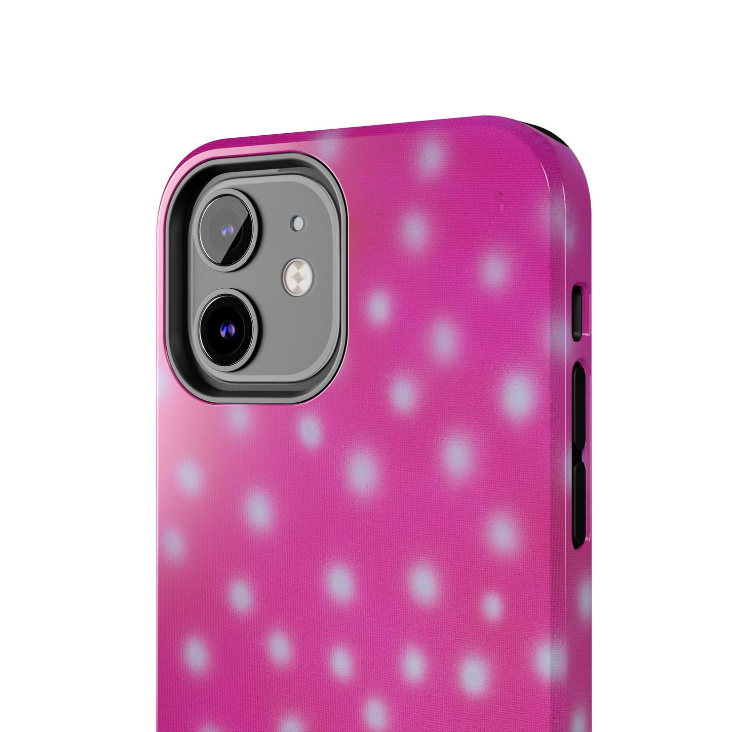 "bubblegum polka dot" airbrush iPhone case