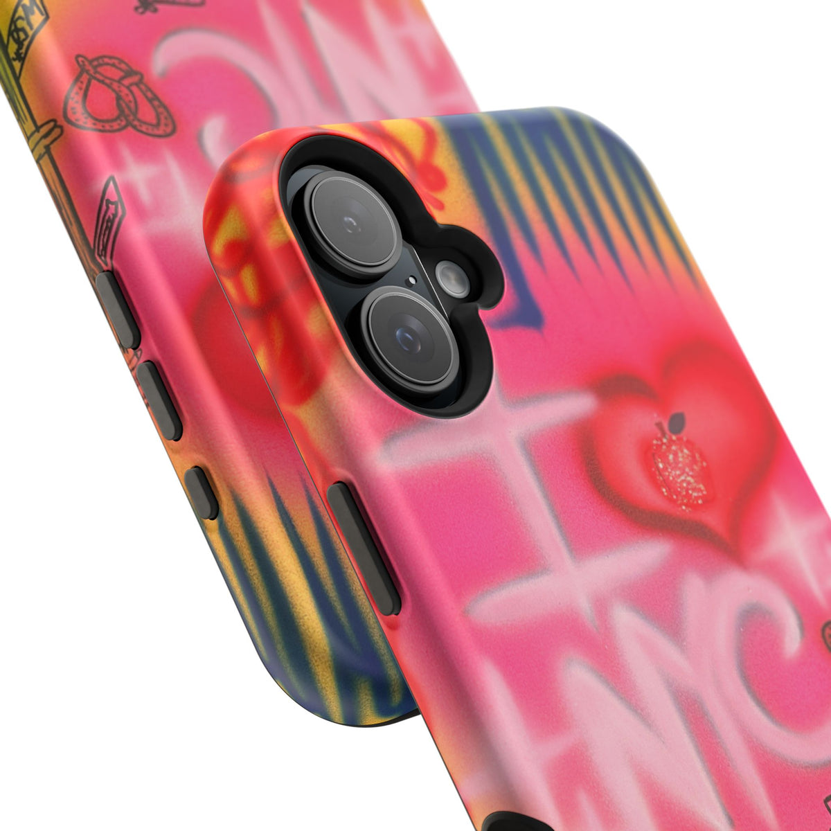 MagSafe „In der Stadt“ Airbrush iPhone-Hülle