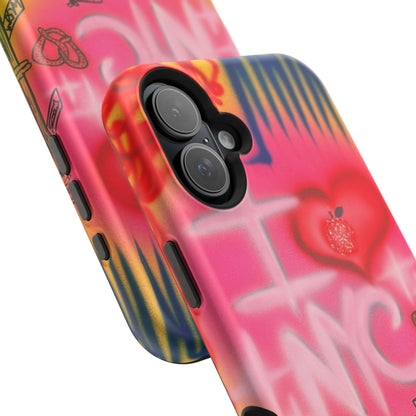 MagSafe „In der Stadt“ Airbrush iPhone-Hülle