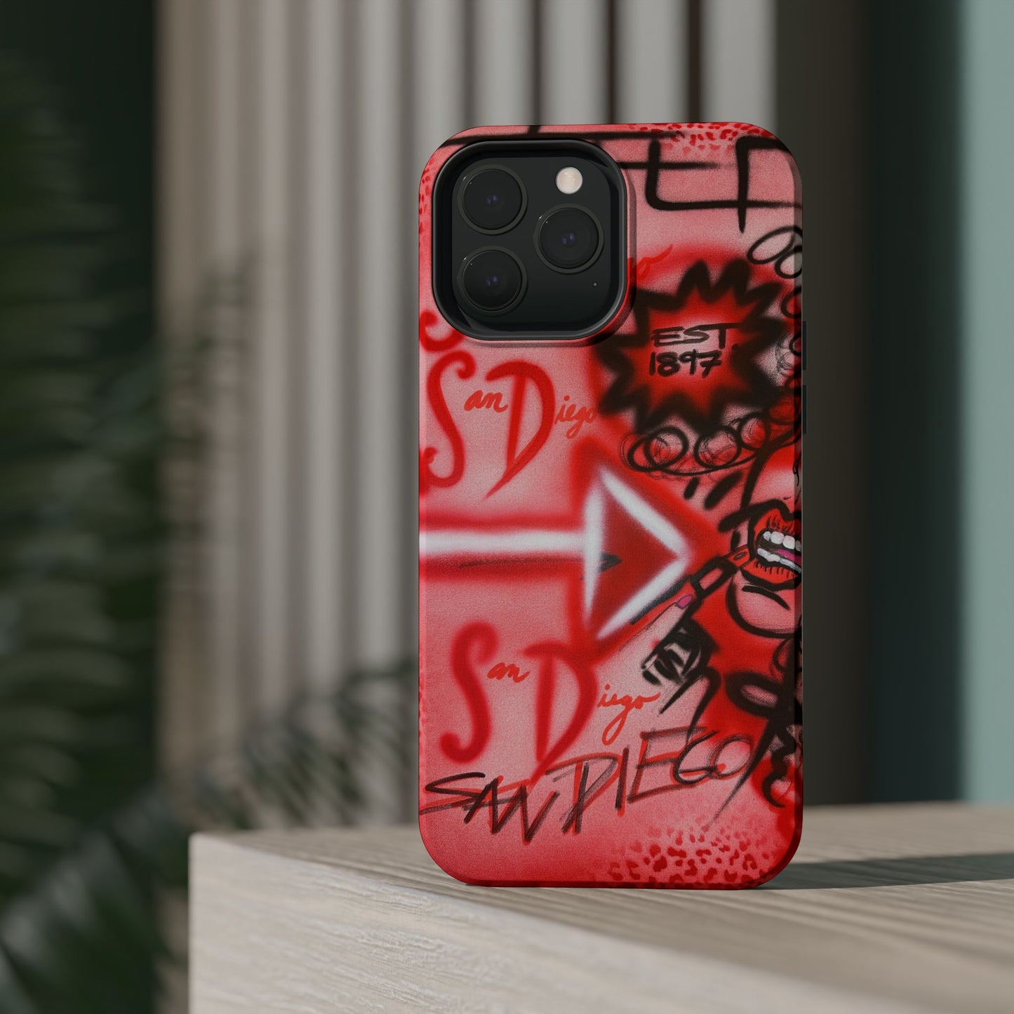 MagSafe "San Diego" Airbrush iPhone-Hülle