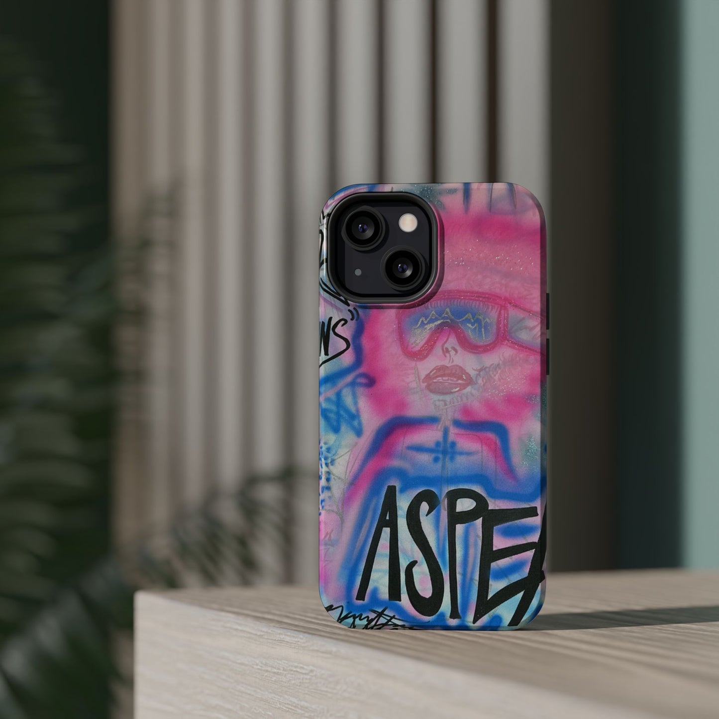 MagSafe "aspen aspirations" airbrush iPhone case