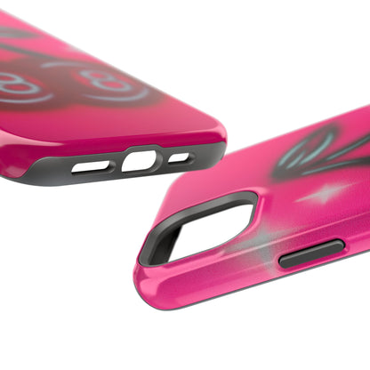 MagSafe "cherry 8ball" airbrush iPhone case