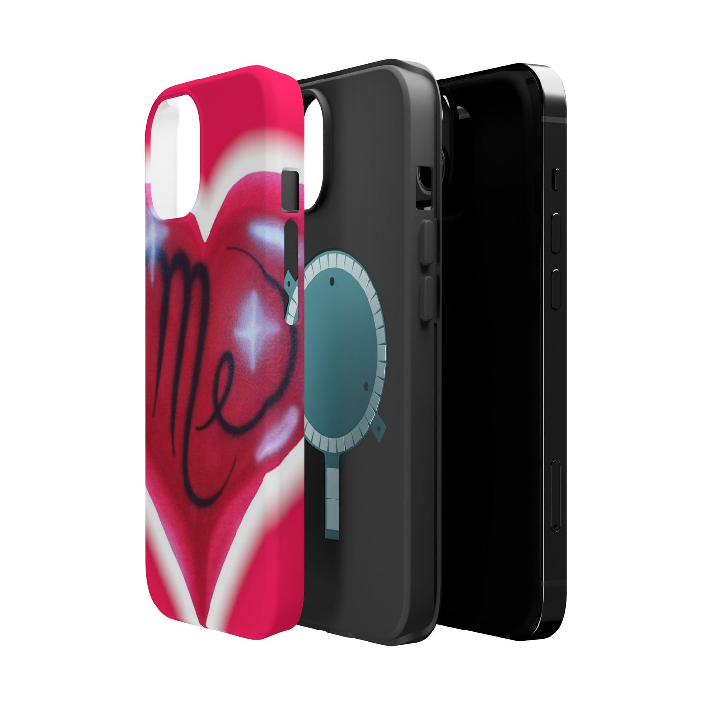 MagSafe "i <3 me" Airbrush iPhone Hülle
