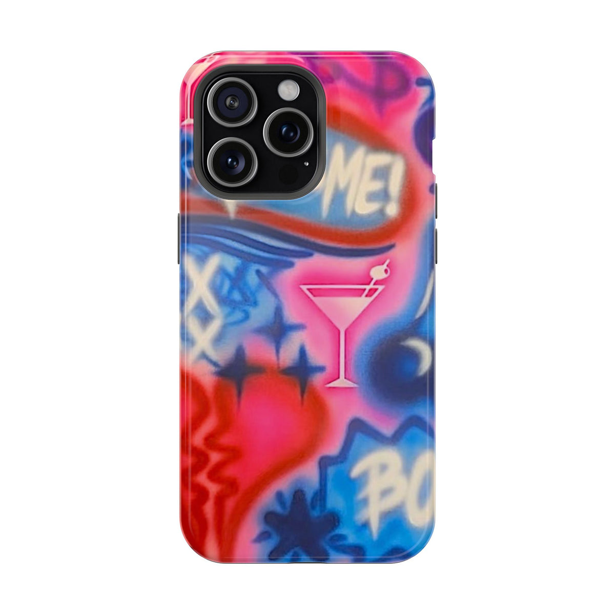 MagSafe "kiss me pt. 2" Airbrush iPhone Hülle