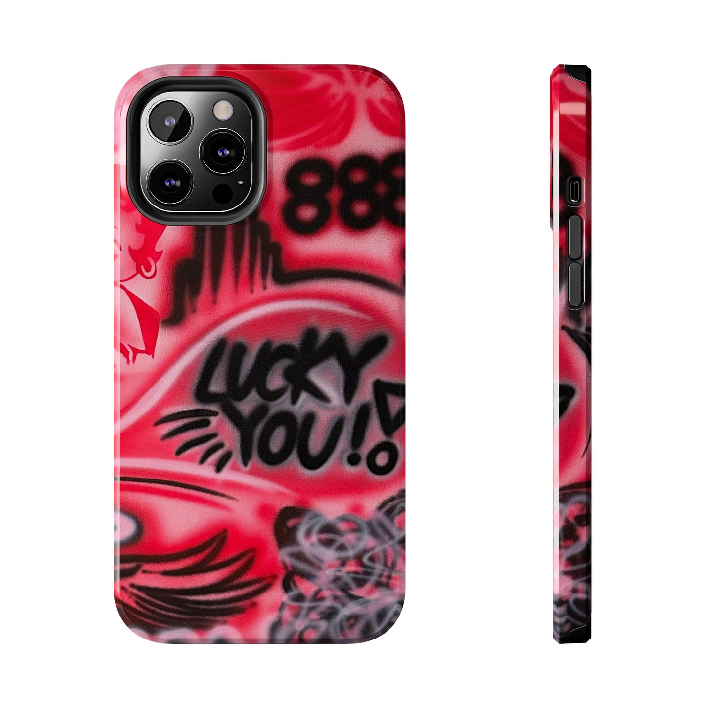 "LUCKY YOU! PT. 2" airbrush iPhone case