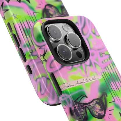"green camo" airbrush iPhone case
