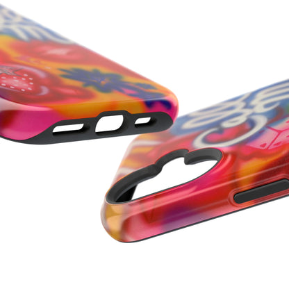 MagSafe „RUF MICH AN!“ Airbrush iPhone Hülle