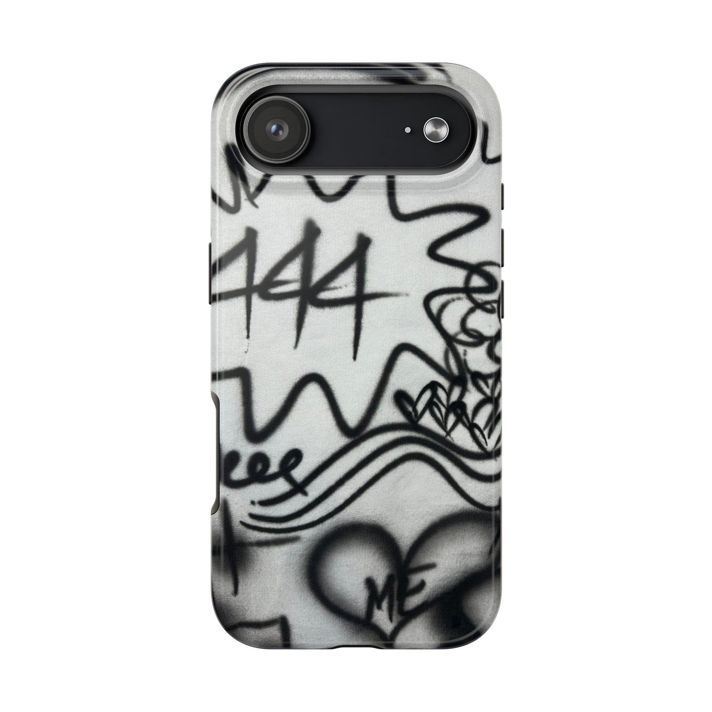 "444” airbrush iPhone case
