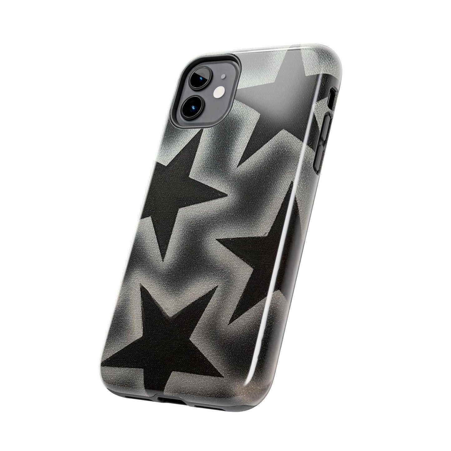 "chrome stars" airbrush iPhone case