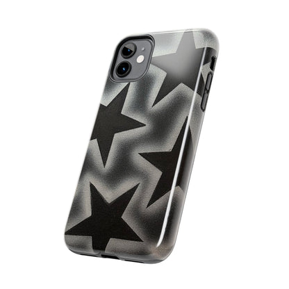 "chrome stars" airbrush iPhone case