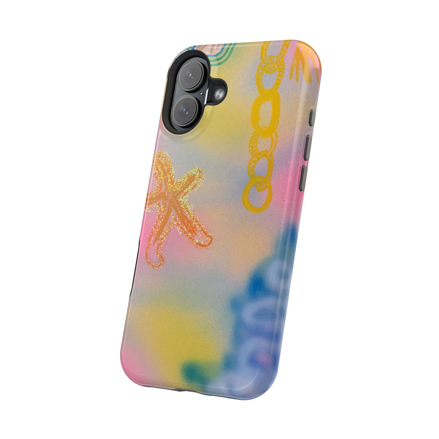 MagSafe "sweet starfish" airbrush iPhone case