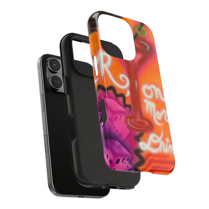 "one more drink!" airbrush iPhone case