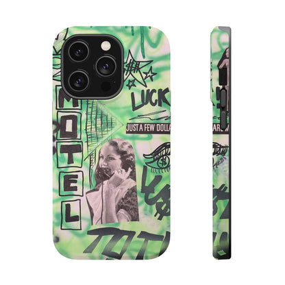 MagSafe "lust over luck" airbrush iPhone case