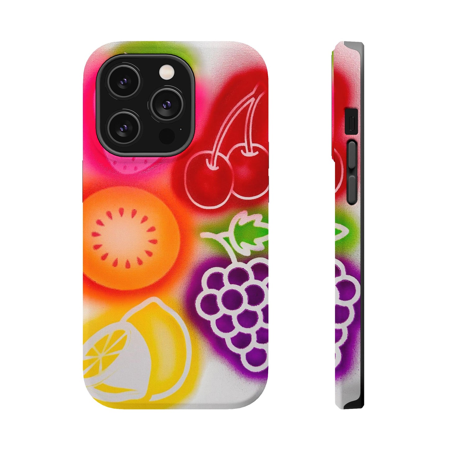 MagSafe "Beeren-süß" Airbrush iPhone-Hülle