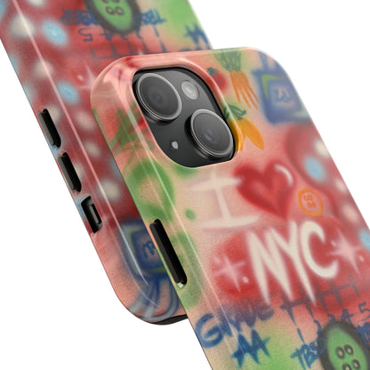 "i <3 NYC" airbrush iPhone case