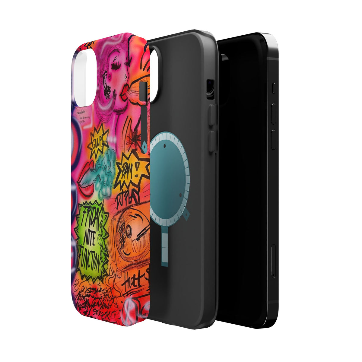 MagSafe „Vegas Ventures“ Airbrush iPhone-Hülle